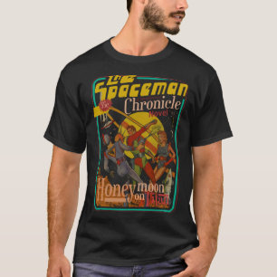 vintagen sci fi för avståndsmätare t shirt