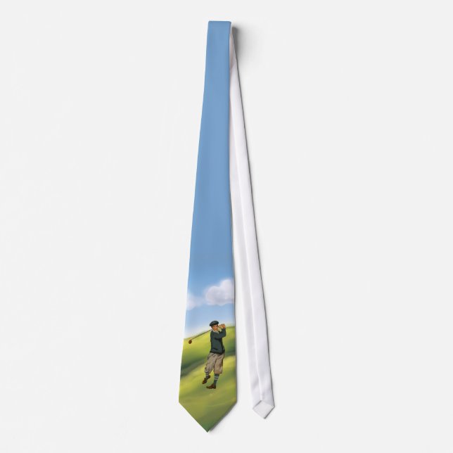 Vintagen ser ut som golfgolf slips (Framsida)