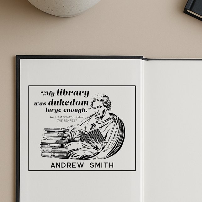Vintagen Shakespeare för den moderna Bibliotek-off Stämpel (Skapare uppladdad)