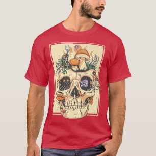 Vintagen Skeleton Mystical T Shirt