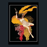 Vintagen Skriv ut Poster för Art Deco-diagram i V<br><div class="desc">Art Deco Vin Grapes vintage Print Poster mousserande Vin Champagne vintage bild, vintage affisch, retro bilder, vintage illustrationer, segeroriskt bilder, vintage grafik, vintage retro, Popular, Décor Stilar, retro stil, poster, vintage affisch, konst, vintage, coola, modern, segrare, land, landskap, retro, konst-medo. Medelhavet, Asien, fransk, art nouveau, vintage, vintage illustrationer, butik</div>