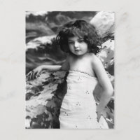 vintagen "Söt Little Girl" Fotografi