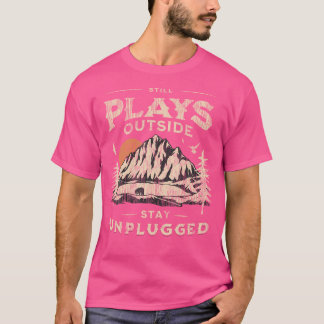 Vintagen spelas fortfarande upp utanför funktionen t shirt