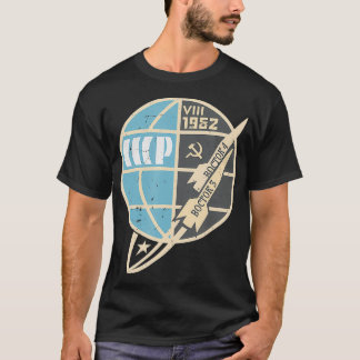 Vintagen Sputnik Sovjetunionen T Shirt