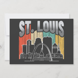 Vintagen St. Louis Missouri Inbjudningar