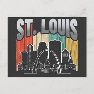 Vintagen St. Louis Missouri Vykort