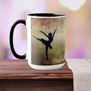 Vintagen Svan Sjö Dance i Bevackra Ballerina Mugg