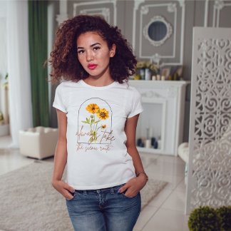 Vintagen tar alltid den sceniska vägen Wildblomma T Shirt