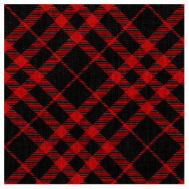 Vintagen Tartan från Black and Red Play Grunge Mön Tyg