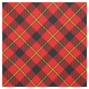 Vintagen Tartan från Black och Red Play Bold Mönst Tyg
