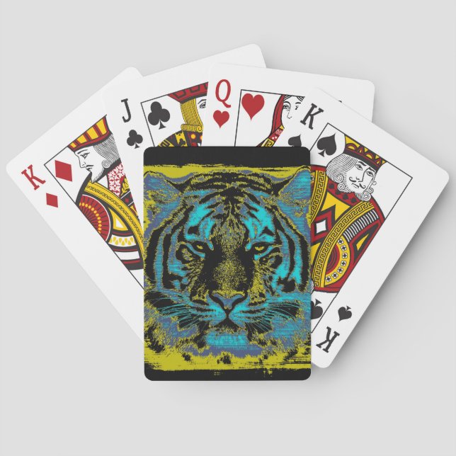 Vintagen Tiger Casinokort (Baksidan)