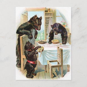 vintagen "Tre päron" Vykort