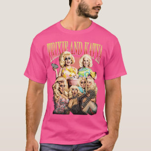 Vintagen Trixie och Katya Bootleg T Shirt