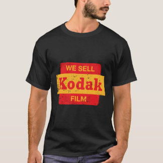 Vintagen 'Vi säljer bokfilmsfilm', butikssignaturd T Shirt