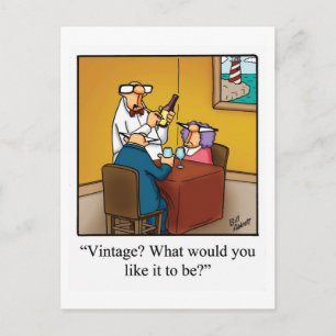 "Vintagen Vin Humor"? vykort