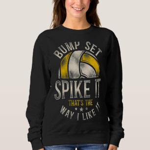 Vintagen Volleyball Player Team Bump Set Spike IT T Shirt