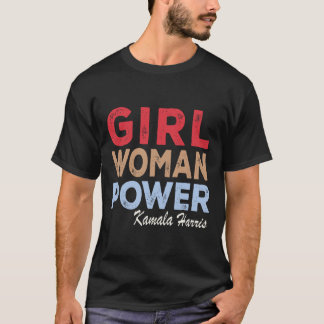 Vintagen Woman Power Kamala Harris Retro T Shirt