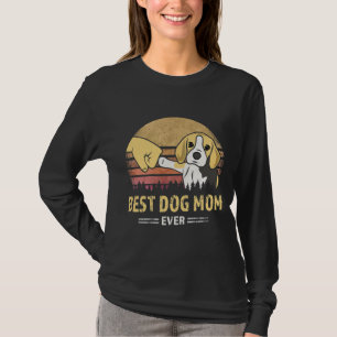 Vintagen Womens Cute Best Beagle Mamma någonsin R T Shirt