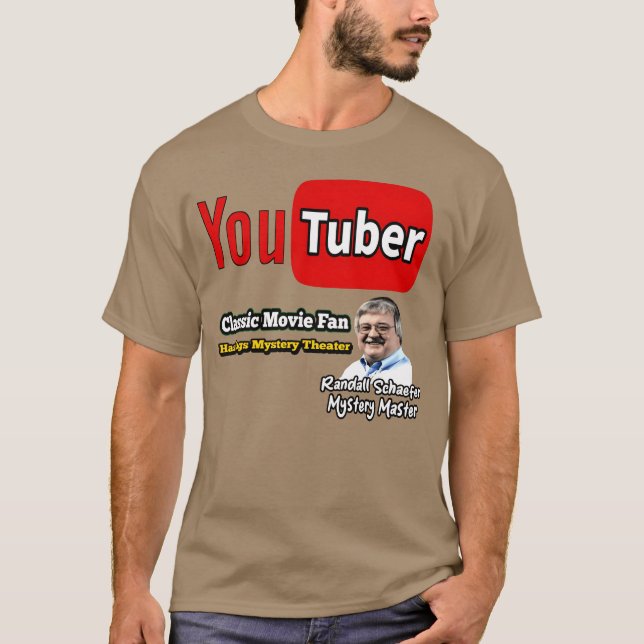 Vintagen YouTuber Randall Schaefer Classic Movies T Shirt (Framsida)
