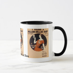 Vintagenotbladmugg Mugg