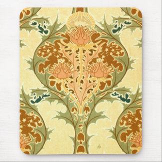 VintageNouveau blommigt Musmatta