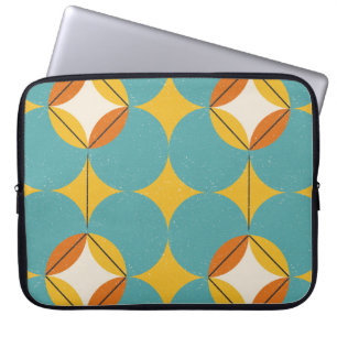 Vintagens Abstrakt, Geometric Scandinavian Mönster Laptop Fodral