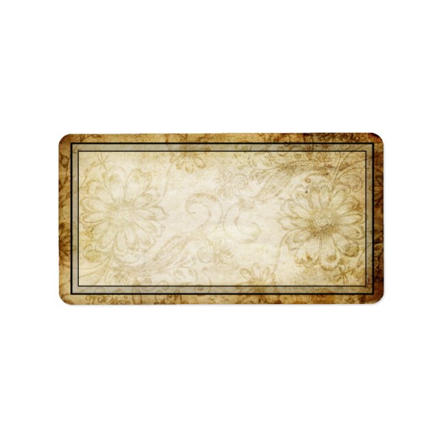 Vintagens adressetikett (Framsidan)