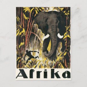 Vintagens Afrika Vykort