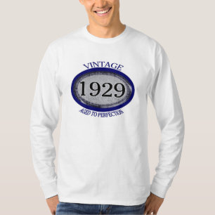 Vintagens åldras till perfekt 1929-skjorta tee shirt