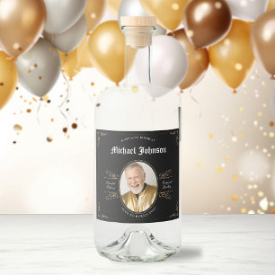 Vintagens Åldras till Perfektion 50:e födelsedagsg Spritflaskor Etikett