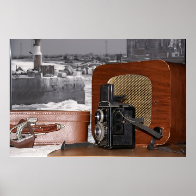Vintagens analoga kamerainspelare poster (Framsidan)