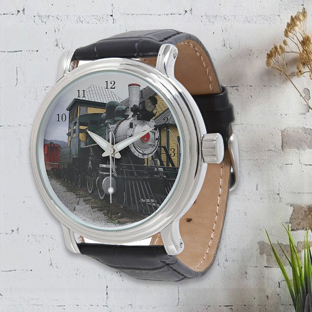 Vintagens ångmotor armbandsur (Skapare uppladdad)