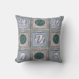 Vintagens Anpassade Pillow med hemligt meddelande  Kudde