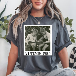 Vintagens Anpassningsbar 20:e 30:e 40:e 60:e födel T Shirt