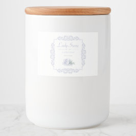 Vintagens anpassningsbar, vit teetikett mat etiketter