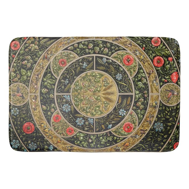 Vintagens antika design-1-badplatta badrumsmatta (Framsidan)