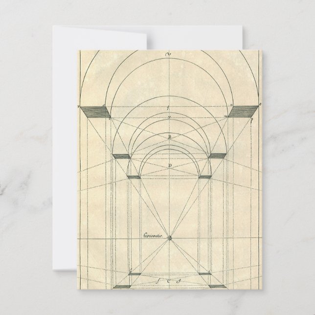Vintagens arkitektur, Renaissance Arch Perspective (Framsida)