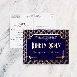 Vintagens Art Deco Gatsby Bröllop OSA Real från 19