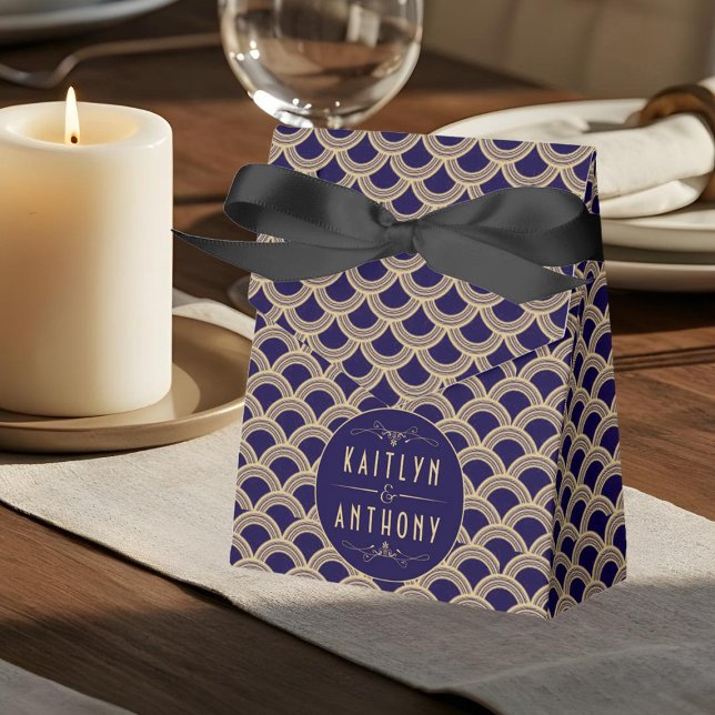 Vintagens Art Deco Gatsby Bröllop-samling 1920 Presentaskar (Skapare uppladdad)