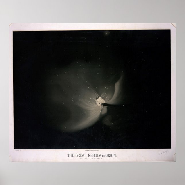 Vintagens astronomiska Poster (Framsidan)