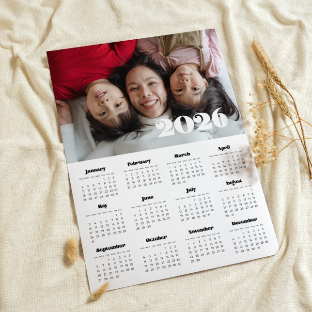 Vintagens återförebild 2025, fotokalender poster (Skapare uppladdad)