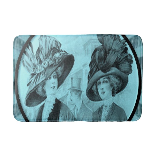 vintagens badrumsbadkar badrumsmatta (Framsidan)