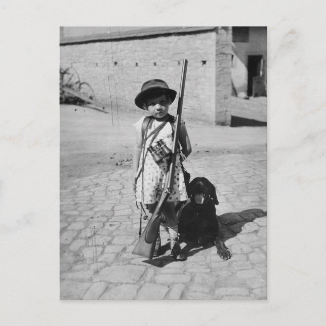 Vintagens barnvykort vykort (Framsida)