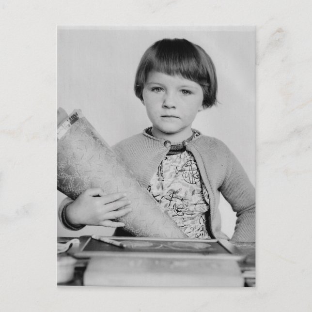 Vintagens barnvykort vykort (Framsida)