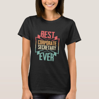 Vintagens bästa företagssekreterare någonsin t shirt