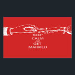 Vintagens BEHÅLLA LUGN HÄMTA MARKERAD Rektangulärt Klistermärke<br><div class="desc">Vintagens BEHÅLLA LUGN HÄMTA MARKERAD</div>