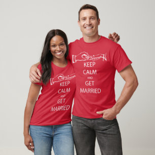Vintagens BEHÅLLA LUGN HÄMTA MARKERAD T Shirt