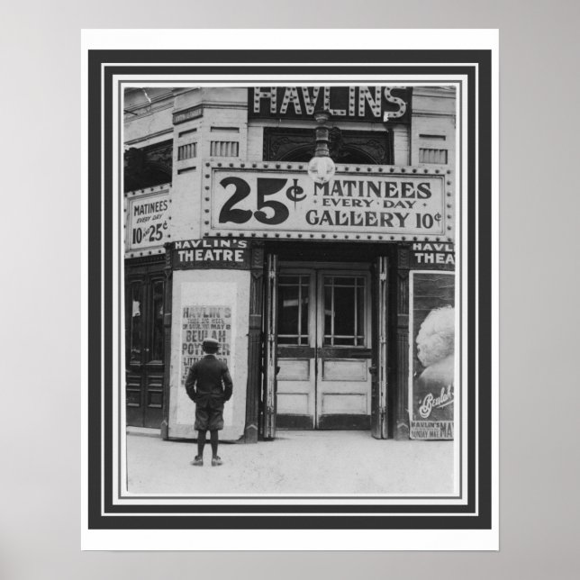 Vintagens biografteater Poster 16 x 20 (Framsidan)