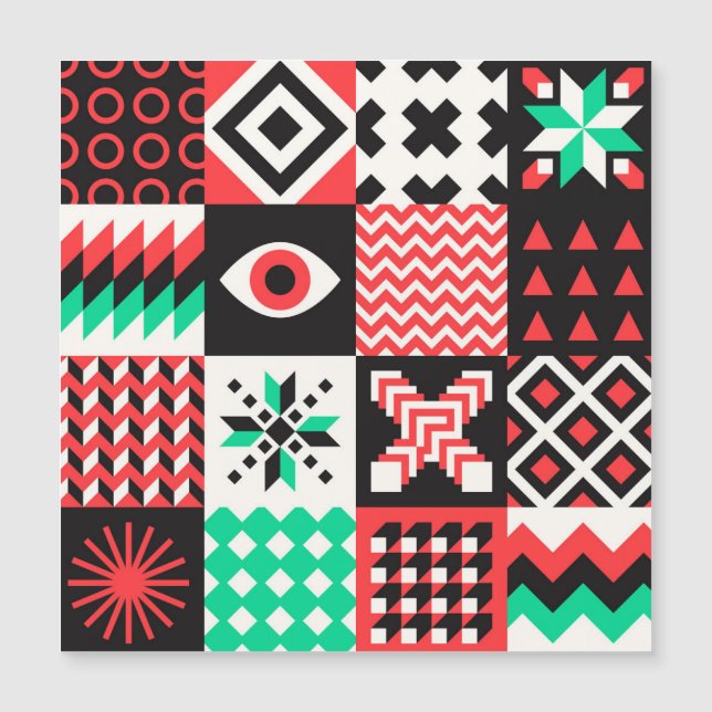 Vintagens blockformer Abstraktens bakgrund. (Framsida)