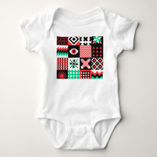 Vintagens blockformer Abstraktens bakgrund. T Shirt